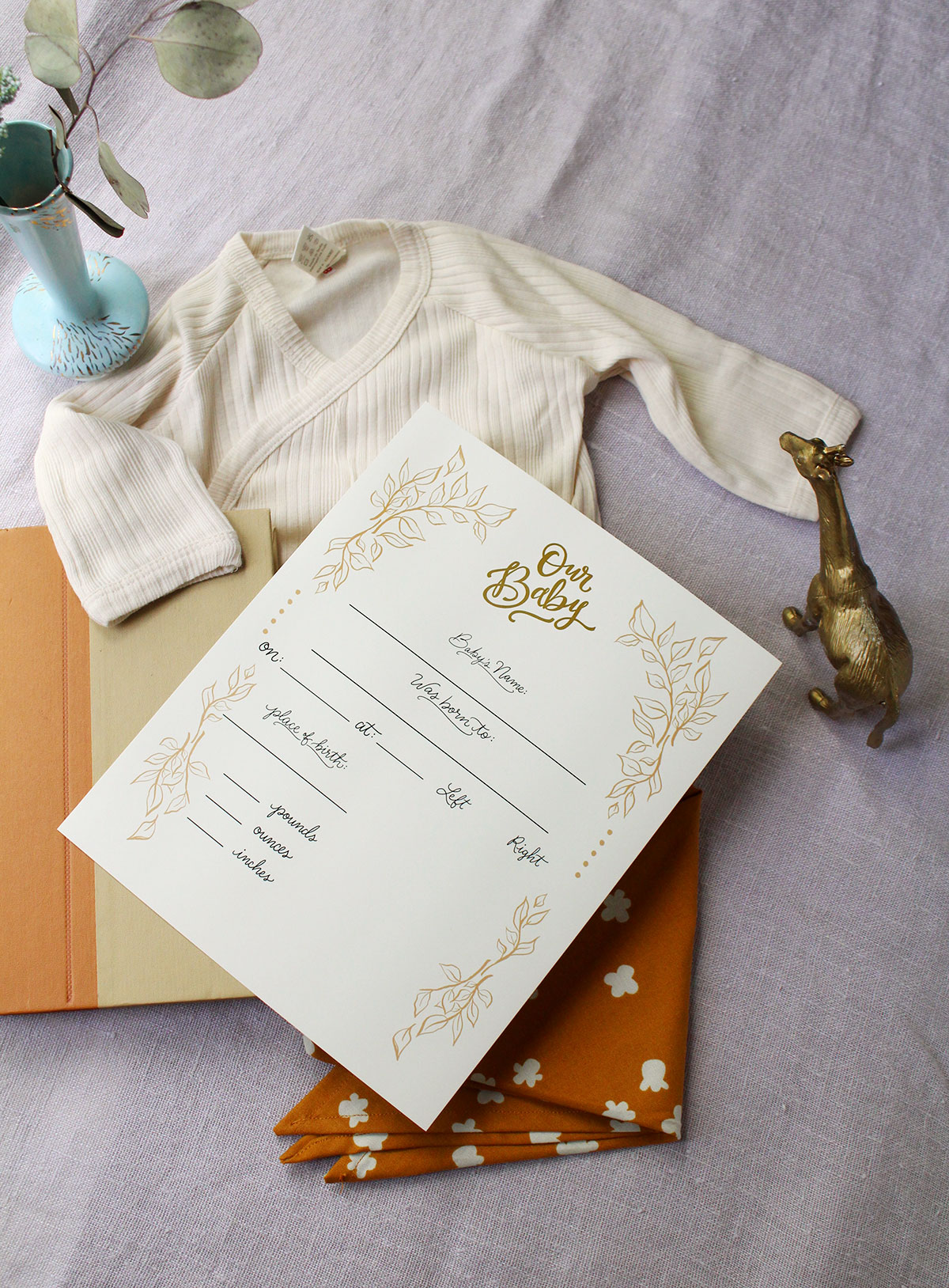 Fill in the blank birth stat prints are a cute way to create a custom piece of nursery art and a family heirloom 
