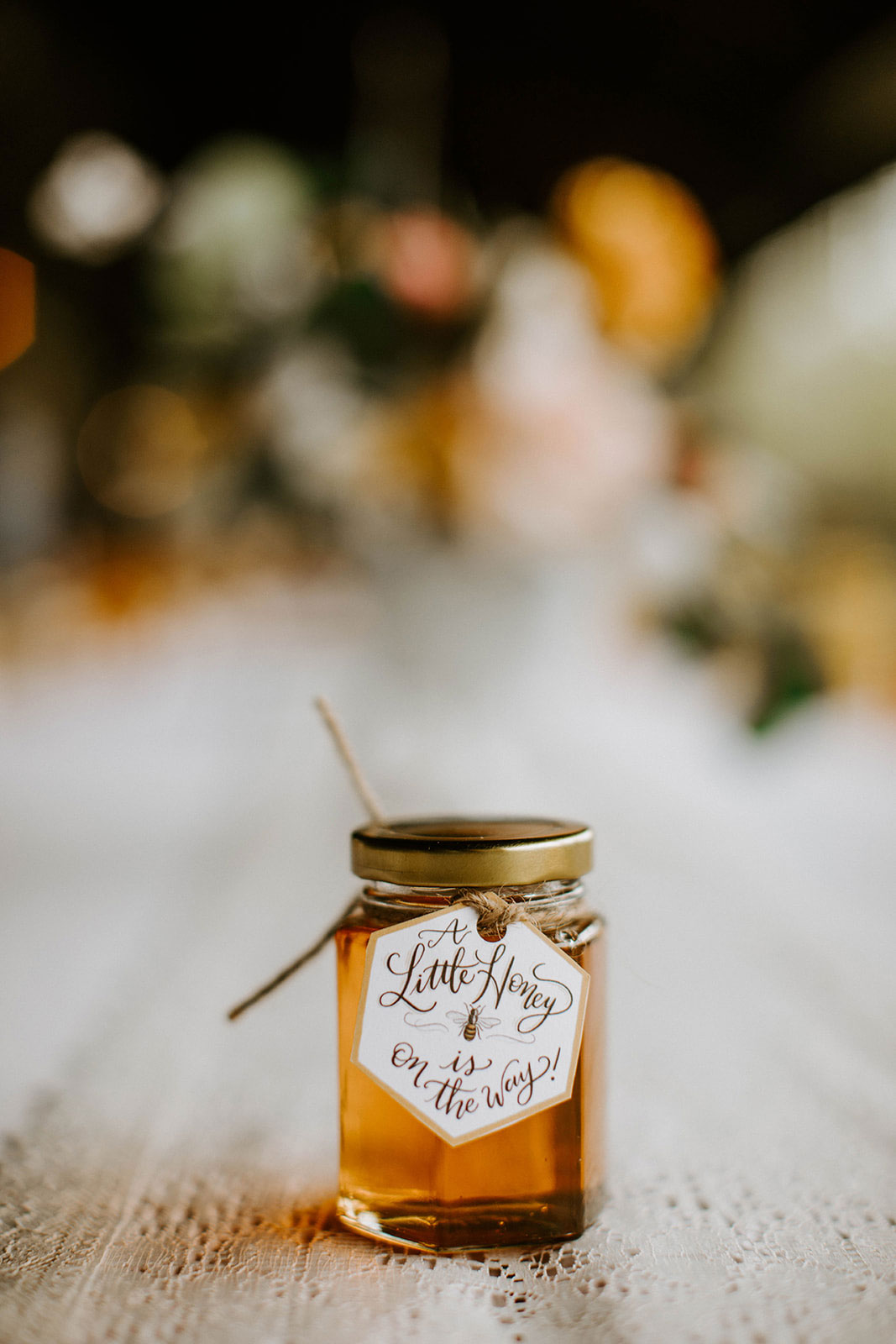 honey jar favors for a honey themed baby shower