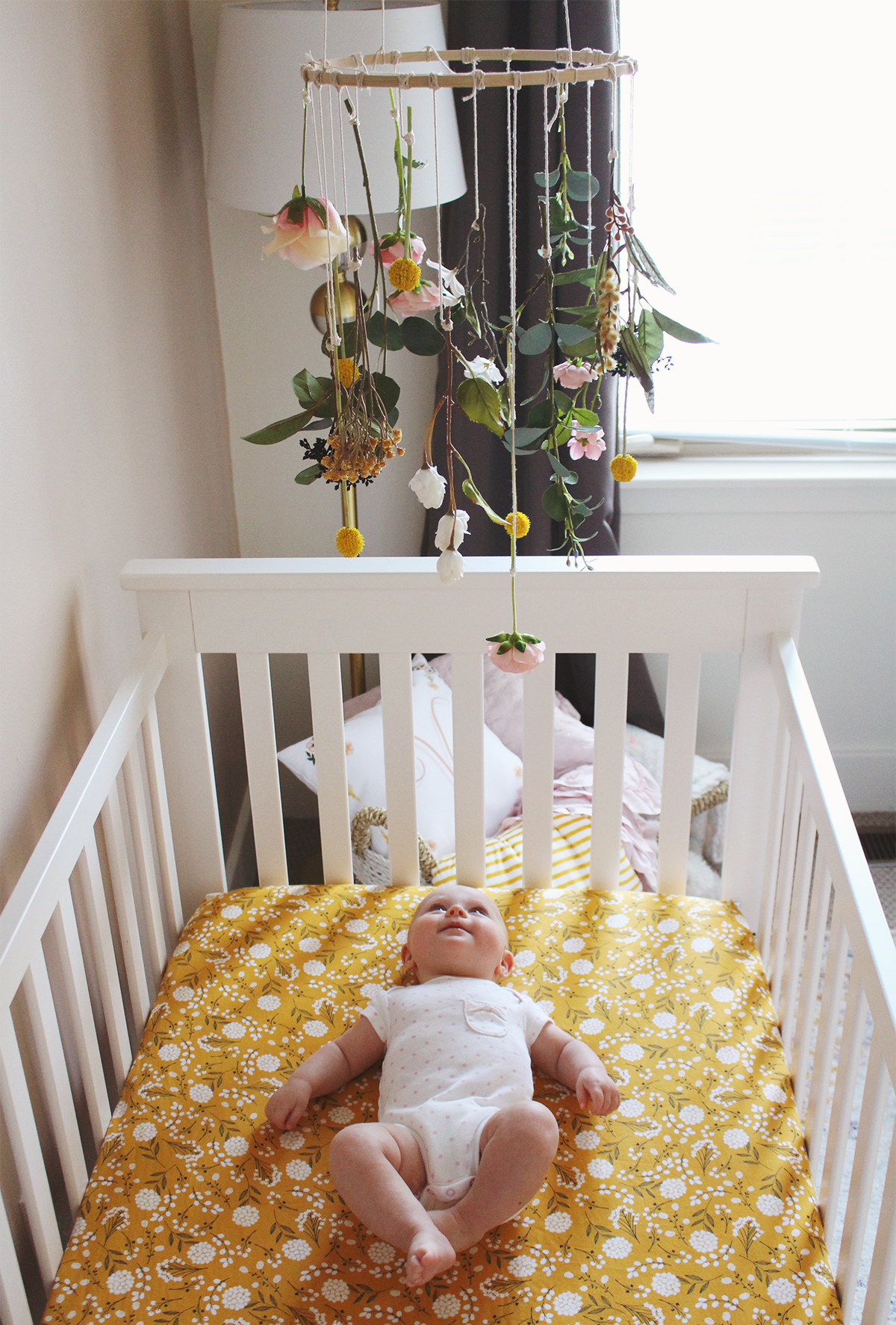 DIY Hanging Flower Mobile