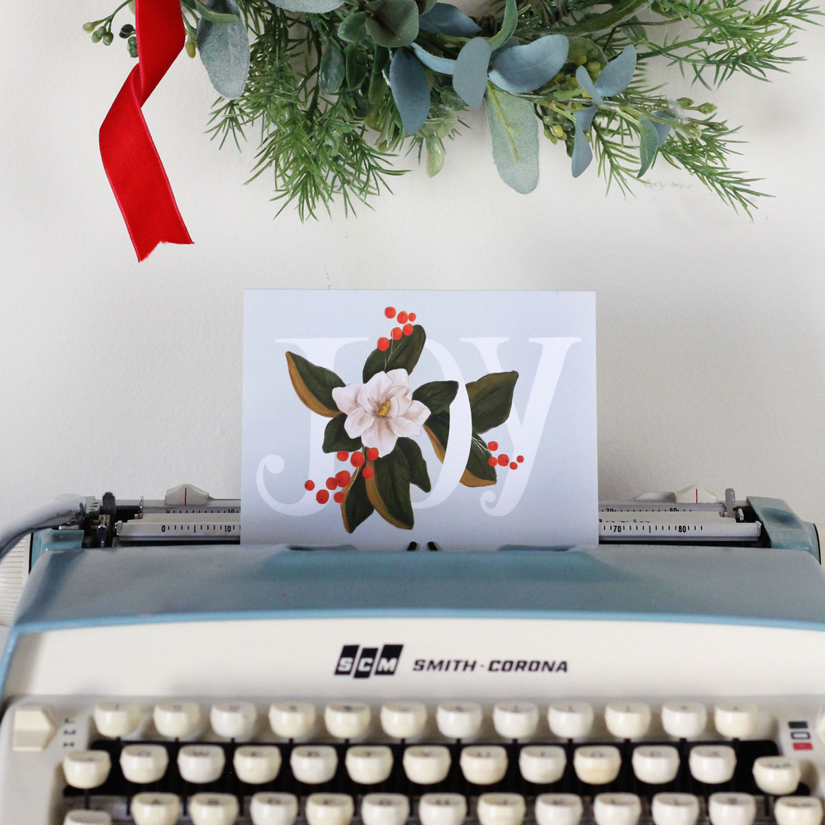 A mid-century modern holiday collection of hand-drawn prints & cards from Lily & Val