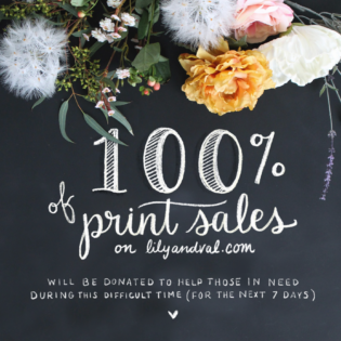 Print Sale for COVID-19 Relief + A Free Download Print Sale for COVID-19 Relief + A Free Download
