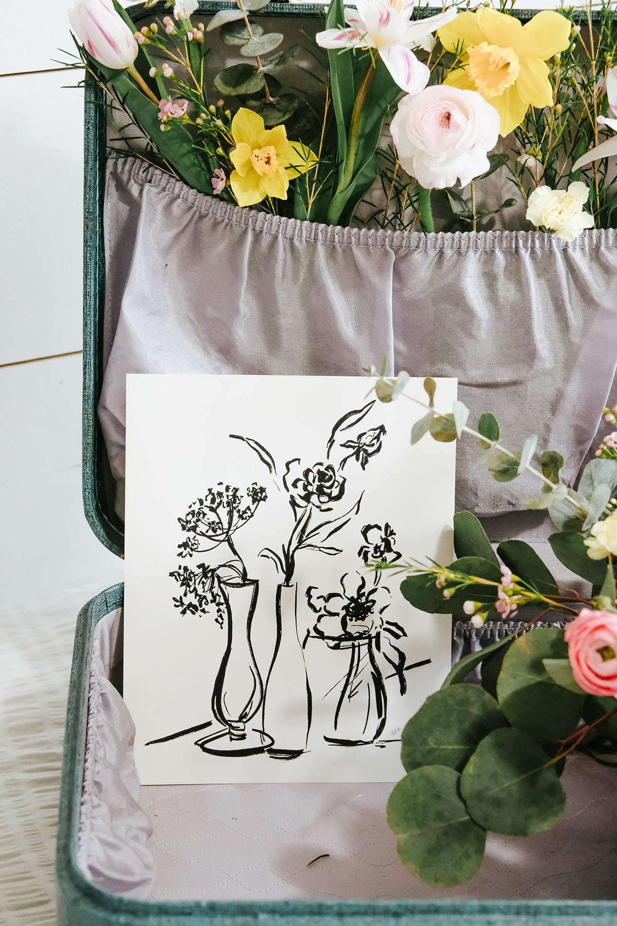 Hand lettered and illustrated prints for your spring Decorating. Hand-drawn by Valerie McKeehan of Lily & Val