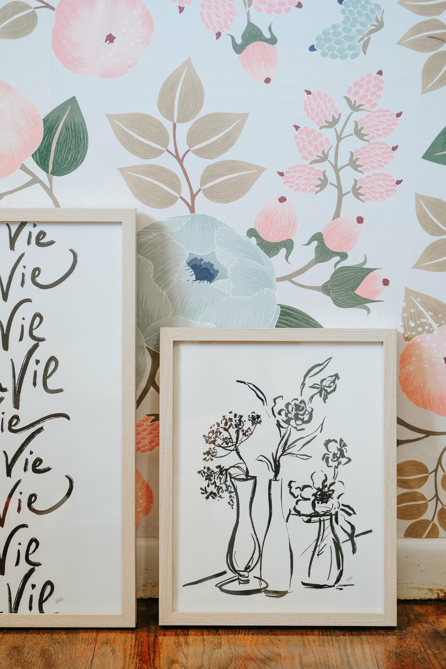 Hand lettered and illustrated prints for your spring Decorating. Hand-drawn by Valerie McKeehan of Lily & Val