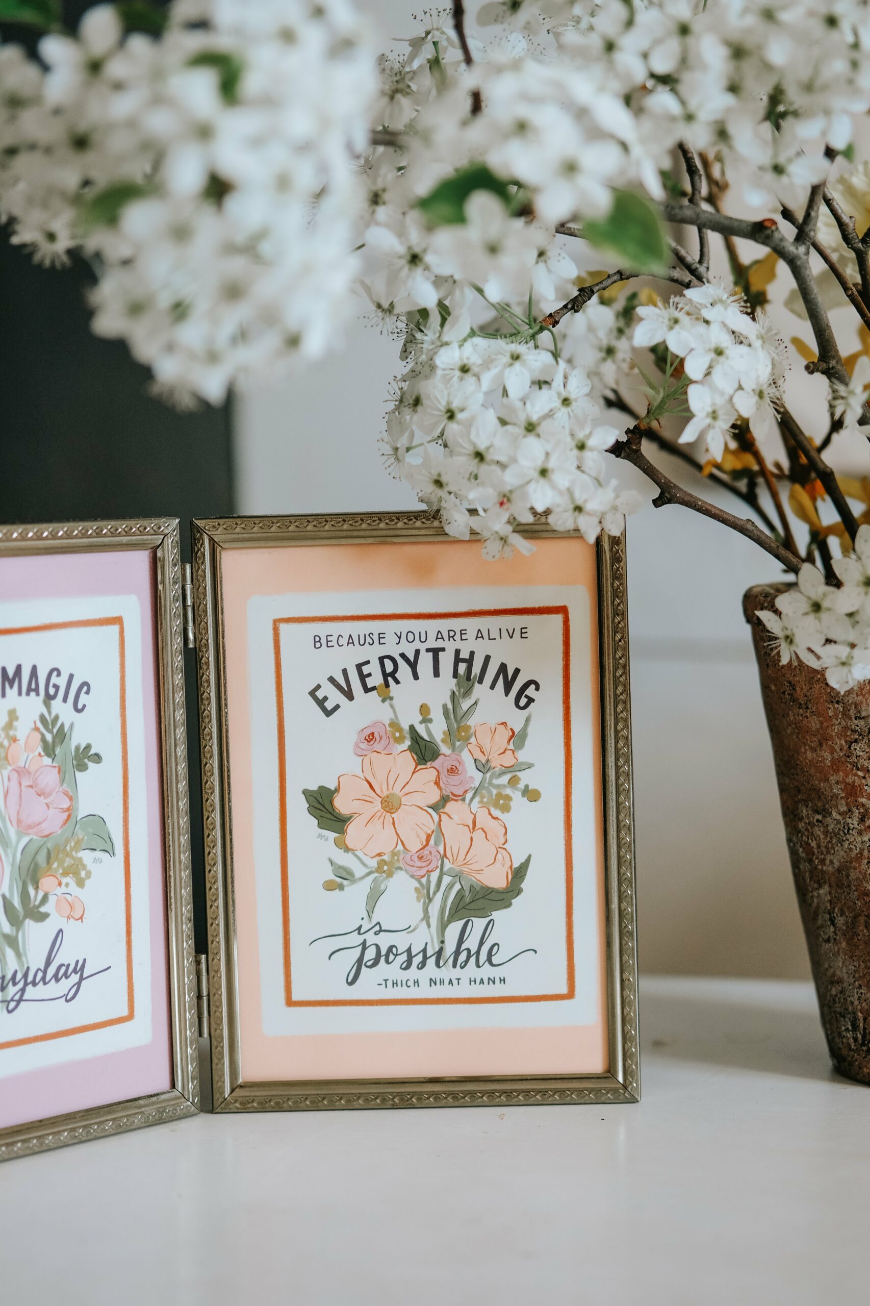 Hand lettered and illustrated prints for your spring Decorating. Hand-drawn by Valerie McKeehan of Lily & Val