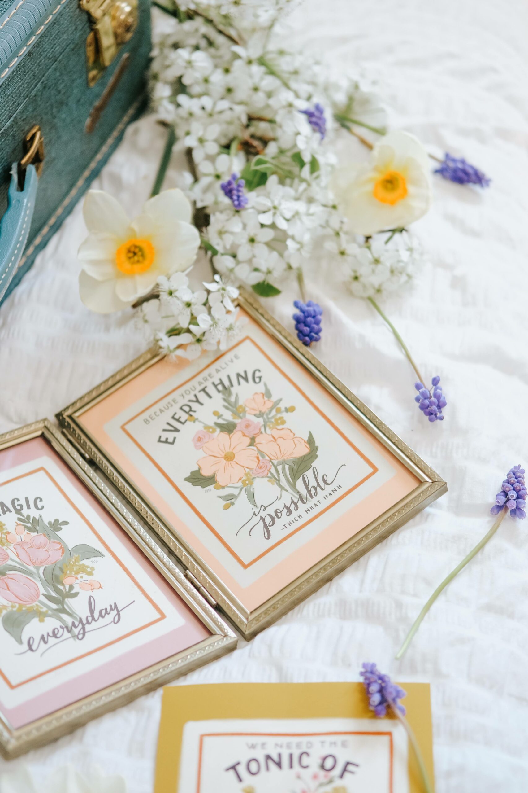 Hand lettered and illustrated prints for your spring Decorating. Hand-drawn by Valerie McKeehan of Lily & Val