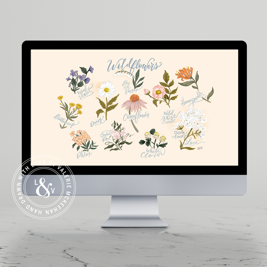August's "Wildflowers" Desktop Download