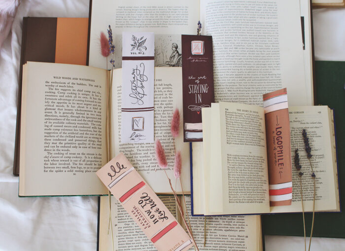 Book Spine Bookmarks - A Free Digital Download