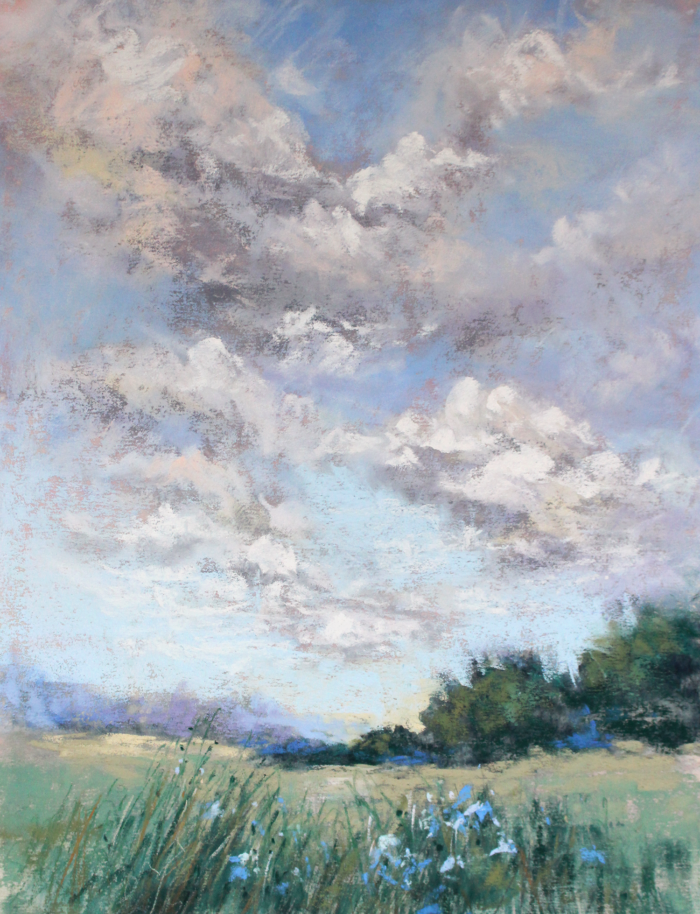 Original Soft Pastel Painting by Valerie McKeehan of Lily & Val | Fine Art Soft Pastel Landscape Painting