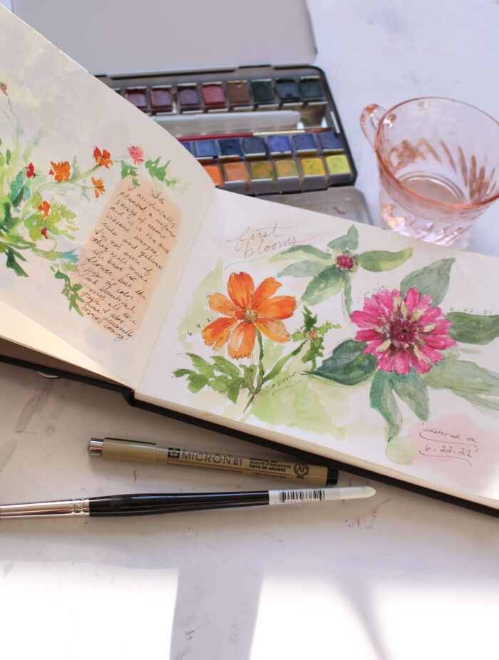 Valerie McKeehan's Garden Sketchbook & Journal + Resources