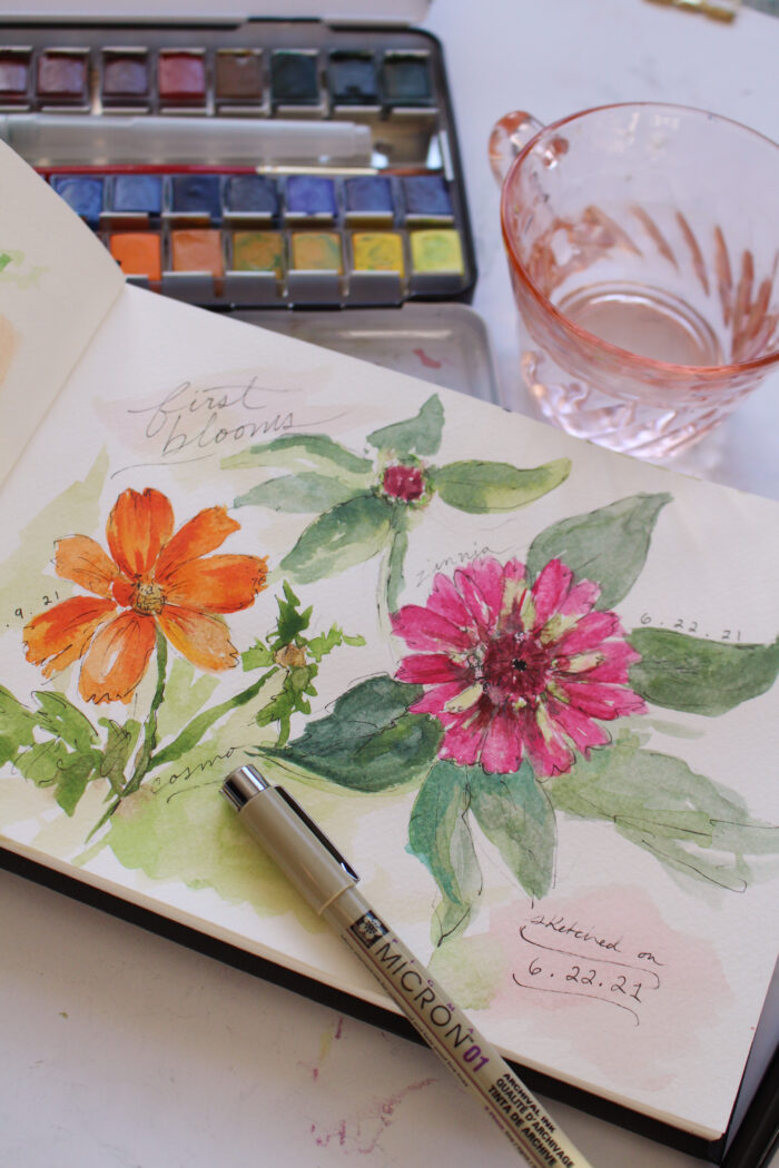 Valerie McKeehan's Garden Sketchbook & Journal + Resources