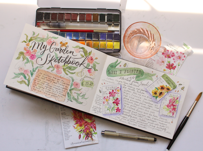 Valerie McKeehan's Garden Sketchbook & Journal + Resources