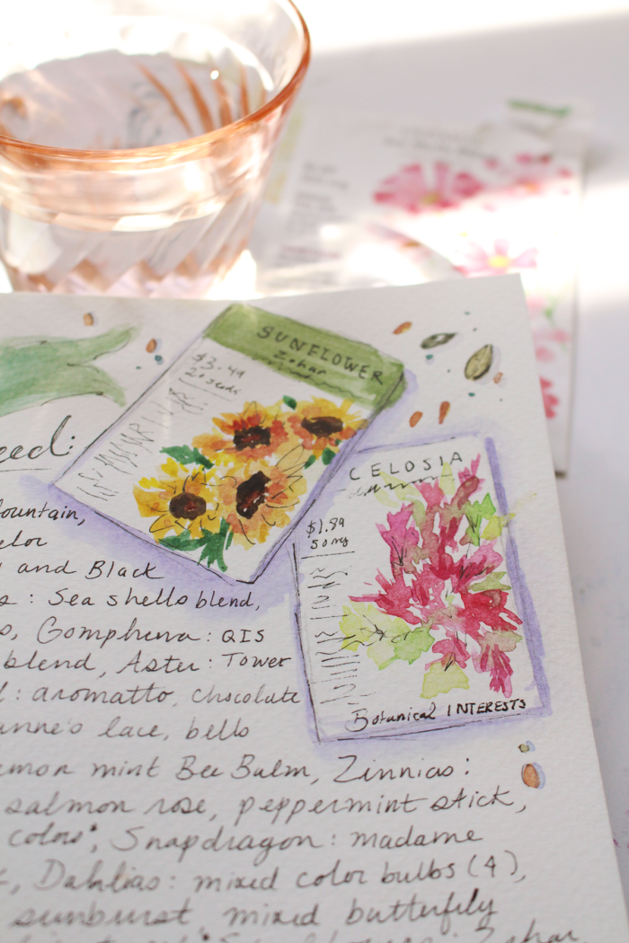 Valerie McKeehan's Garden Sketchbook & Journal + Resources