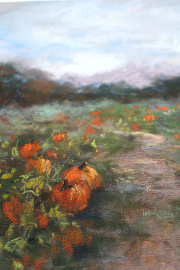Original Soft Pastel Painting by Valerie McKeehan of Lily & Val | Fine Art Soft Pastel Landscape Painting