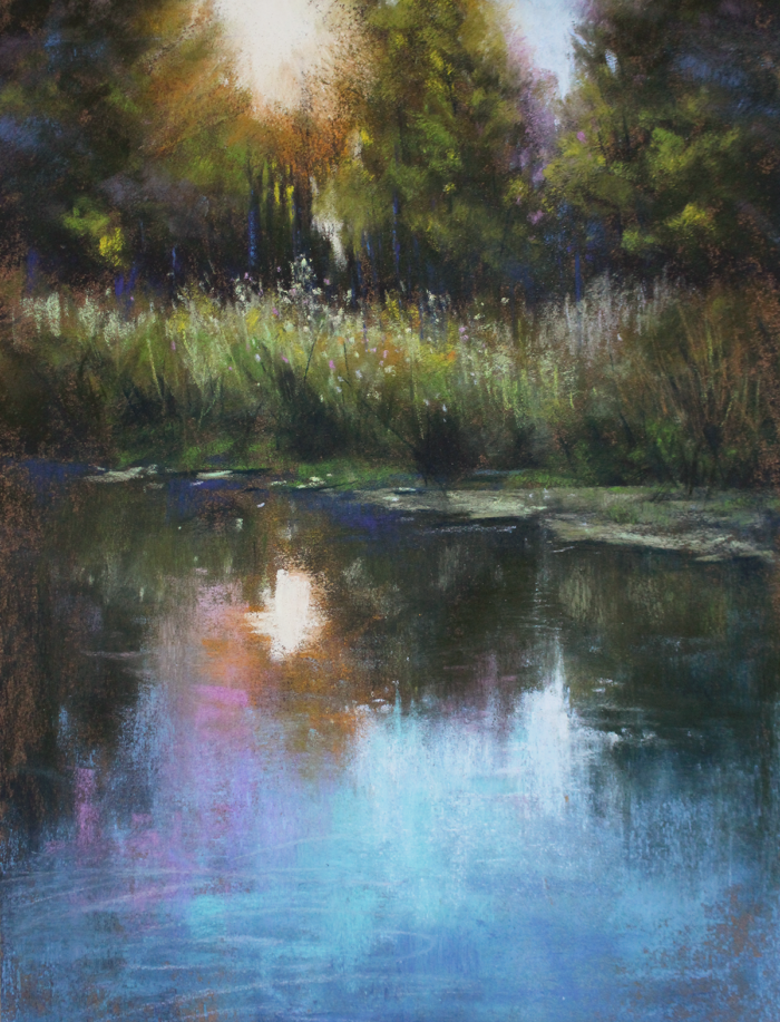 Original Soft Pastel Painting by Valerie McKeehan of Lily & Val | Fine Art Soft Pastel Landscape Painting