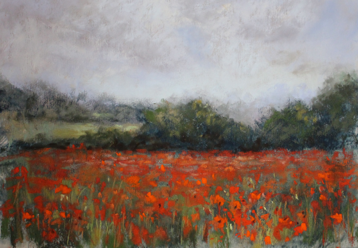 Original Soft Pastel Painting by Valerie McKeehan of Lily & Val | Fine Art Soft Pastel Landscape Painting