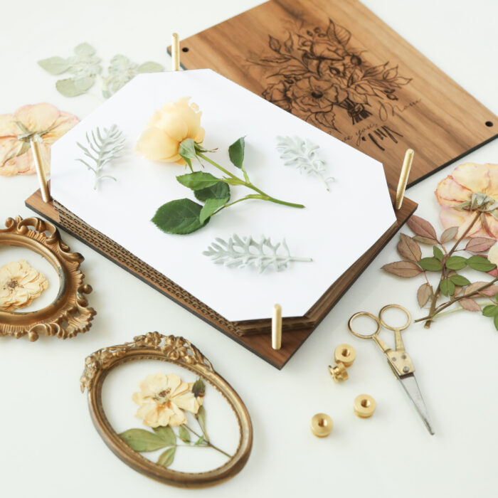 Lily & Val handmade flower press collaboration