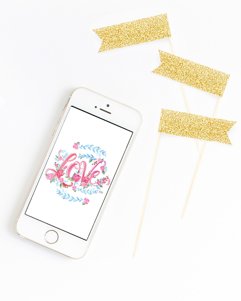 Refresh your iPhone with this FREE February download! Lily & Val Living