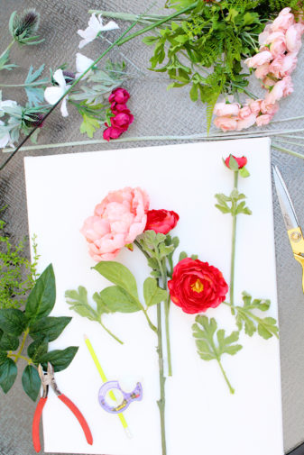 DIY 3-D Flower Canvas Art - Part 1 - Lily & Val Living