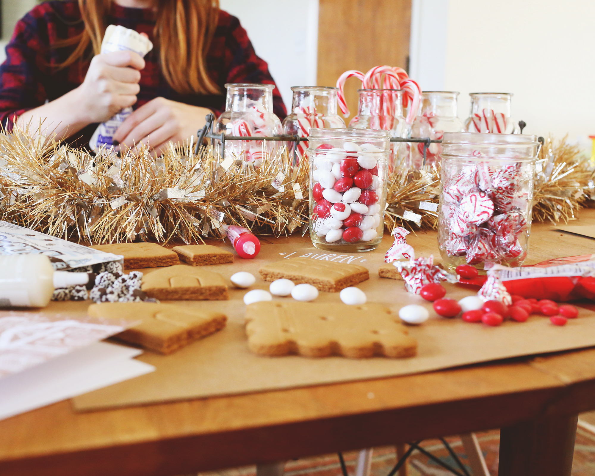 How to Host a Gingerbread House Party on Lily & Val Living
