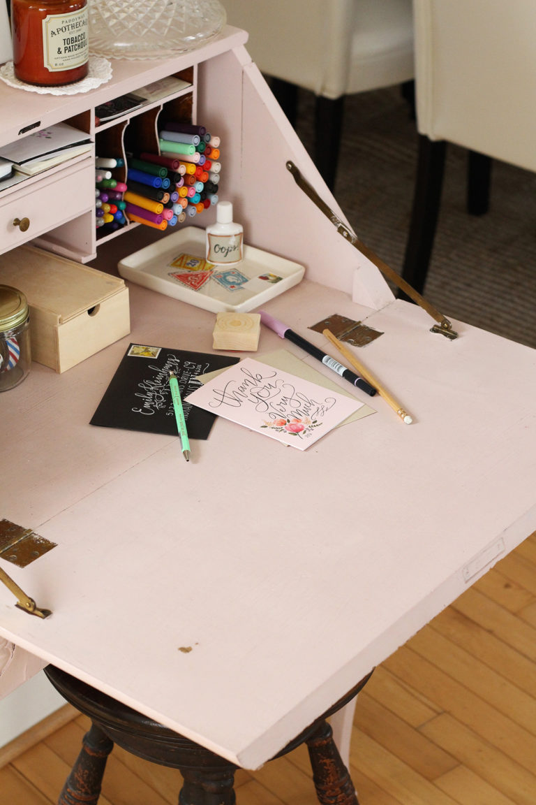 My Antique Letter Writing Desk & Tips For Setting Up Your Own Letter ...