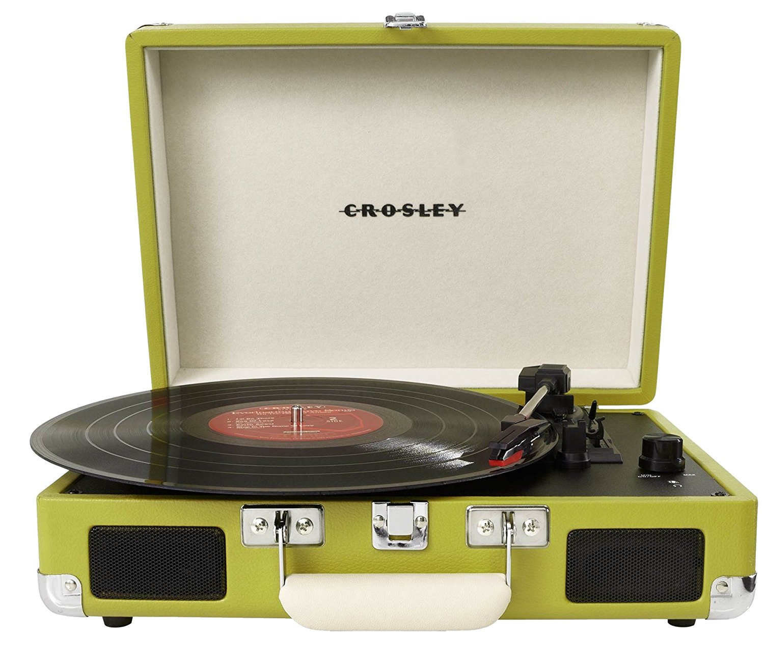 Chartreuse Portable Turntable