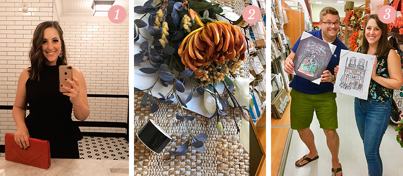 Lily & Val Presents: Pretty Ordinary Friday #97 with shameless bathroom selfies, faux fall florals and L&V in TJMaxx