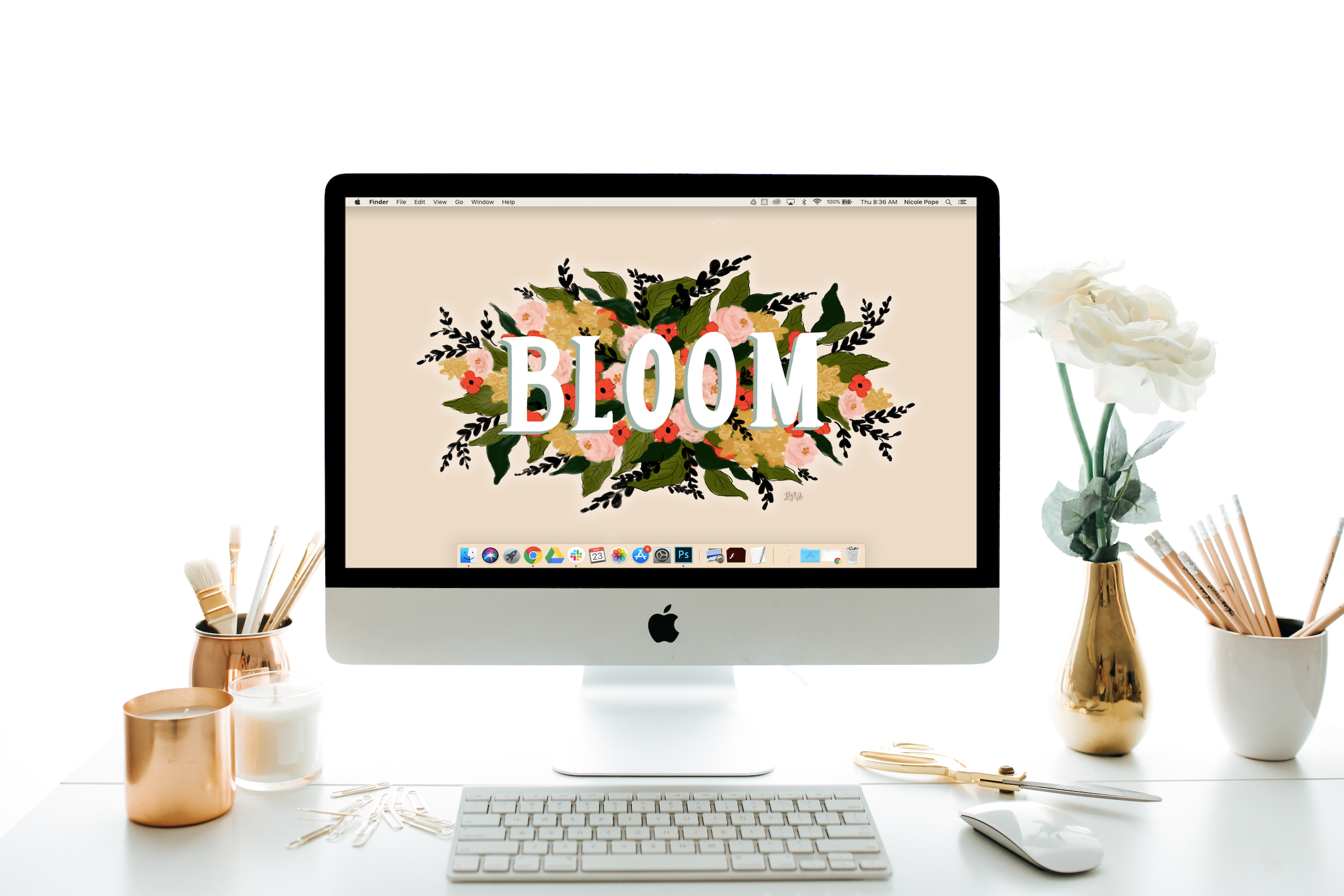 August's "Bloom" FREE Desktop Download